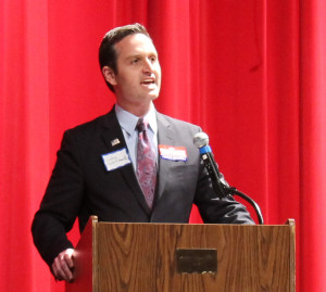 John Whitbeck, Park View High School mass meeting, 2013-12-16