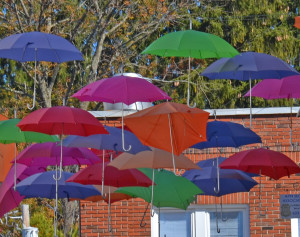 Saving for a “rainy day” (Photo by John P. Flannery)