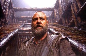 Russell Crowe as Noah, the 600-year old shipbuilder of the Ark