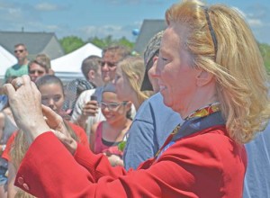 Rep. Barbara Comstock has set her sights on the US Congress (photo by J. Flannery)