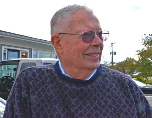 Eugene Scheel, map maker, at Bonnie’s