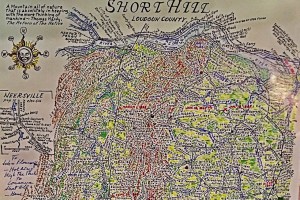 Portion of Eugene Scheel’s Map of the Short Hill Mountain
