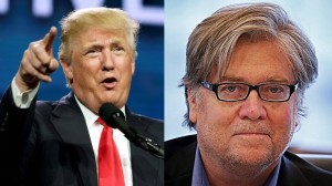 Mr. Donald Trump and Mr. Steve Bannon, the despotic duo.