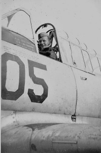 My Dad in the cockpit!