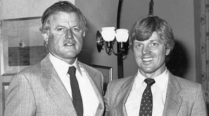 Senator Ted Kennedy and, well, yours truly