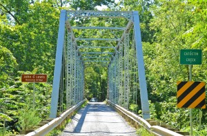 Feather Bed Bridge on an historic dirt road over Catoctin Creek