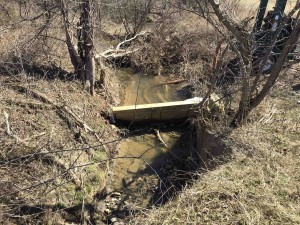 The channel on the East Side of the Berlin Turnpike